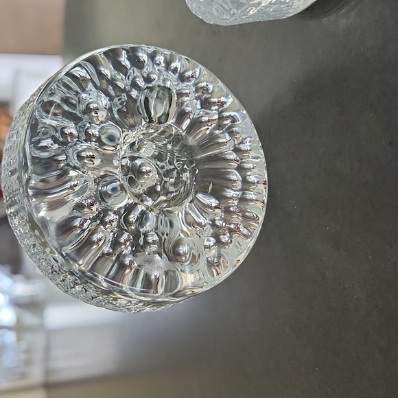 Pair of littal Finland Ultima Thule crystal candle holders.  Flawless - Picture 5 of 5